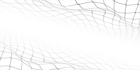 Abstract digital background of dots and lines. Glowing gray plexus. Big data. Network or connection. Technology. eps10.