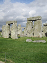 Stonehenge on Salisbury Plain in Wiltshire in england on july 27, ‎2021