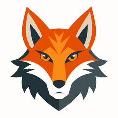 Obraz premium Coyote Head Icon Vector