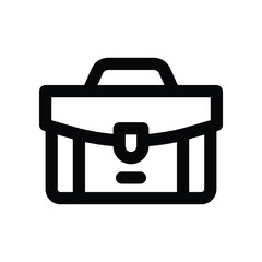 briefcase icon. vector line icon for your website, mobile, presentation, and logo design.