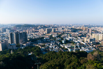 Obraz premium Buji Building Group landscape, Longgang District, Shenzhen City, Guangdong Province, China