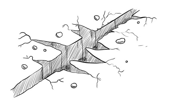 recommend clip art: earthquake digital drawing illustration isolated