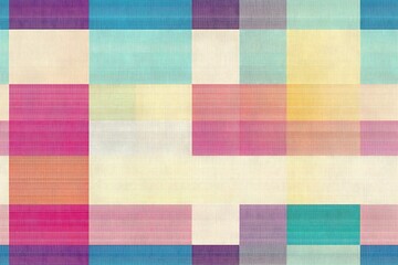Fototapeta premium pastel checkerboard pattern background colorful fabric design seamless
