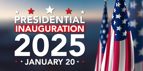 2025 US Presidential Inauguration banner