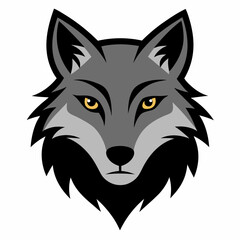 Wolf Head Icon Vector Illustration