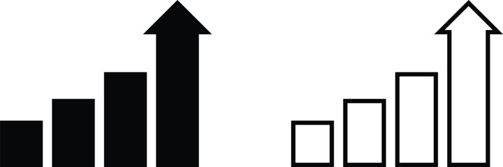 increase and decrease profit icons. Contains such icons as stock market, profit, launch and more transparent background