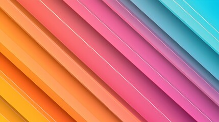 Fototapeta premium Elegant Diagonal Lines Abstract Background - Soft Gradient with Warm to Cool Tones for Stunning Visual Depth in Modern Design and Creative Projects