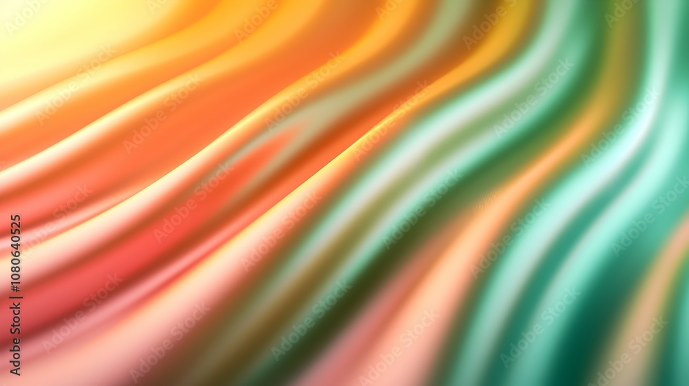Poster dynamic abstract spiral background with soft gradient lines - layered depth and smooth texture for m