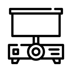 Projector line icon