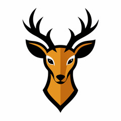 Deer Head Icon Vector Illustration