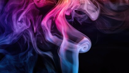 Obraz premium Colofrul Smoke Textures Wallpaper Designs