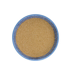 bowl of amaranth grain cereal bean isolated white background