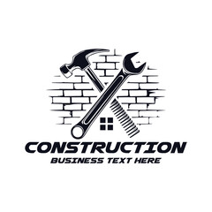 Real estate business construction custom luxury creative business handyman plumbing roofing electrician Property home Construction Logo  Vector Art Icons unique new investment logo design