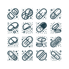 Medicine Icons Set Vector Design. Medical Icons Set Vector Design Illustration