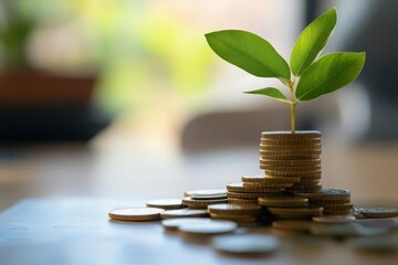 Growth chart with central blank area for adding liquidity analysis, yield template, cash flow planning