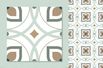 Native fabric pattern, geometric shapes, seamless patterns and retro color tones for print or background. vector illustration
