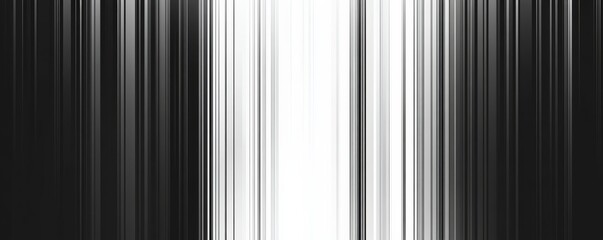 Obraz premium Black and white vertical lines creating abstract background