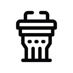 podium icon. vector line icon for your website, mobile, presentationation, and logo design.