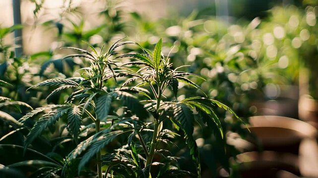 cannabis in the garden