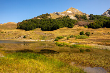 Fototapeta premium Zelengora Mountains in Bosnia and Herzegovina - Orlovačko jezero