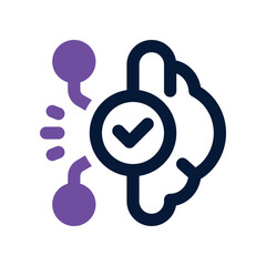 brainstorm icon. vector dual tone icon for your website, mobile, presentationation, and logo design.