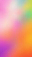 Obraz premium A vibrant, multicolored gradient background featuring soft transitions between pink, purple, orange, yellow, and green hues. 