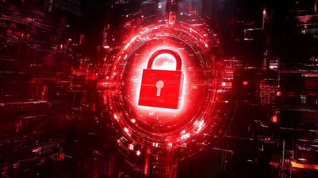 Ciberseguridad: candado digital en un entorno tecnol&oacute;gico futurista y seguro