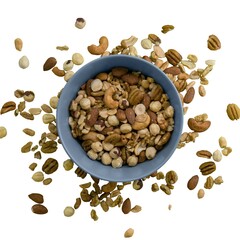 died fruits mix walnuts rising plum walnuts cashew