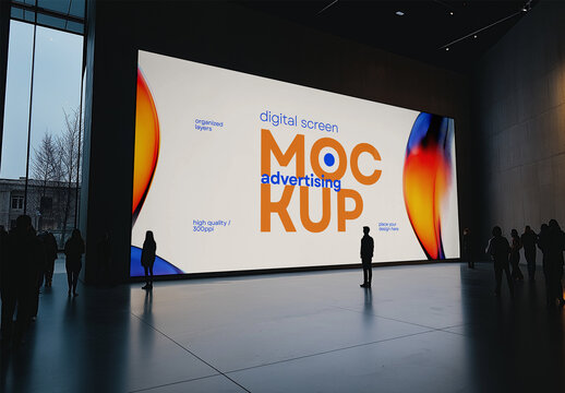 Digital Screen Mockup Generated with AI