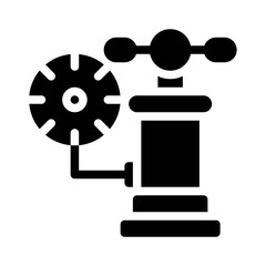Pressure Booster Pump glyph icon
