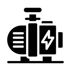 Water Pump glyph icon
