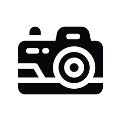 camera icon. vector glyph icon for your website, mobile, presentation, and logo design.