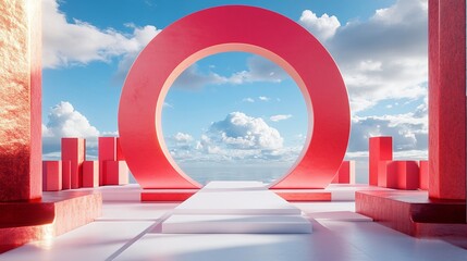 Double 12 event promotion building space e-commerce scene