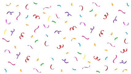 colorful confetti scattered on a festive and celebratory design