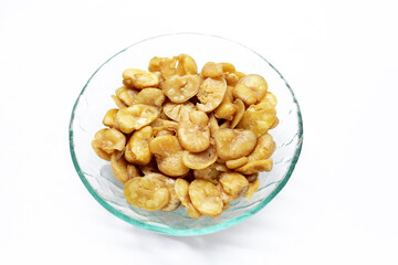 Roasted salted broad beans snack