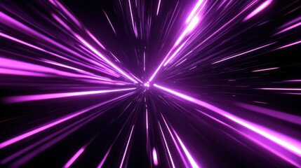 Abstract Purple Light Trails