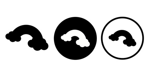 Happy birthday vectors icon set