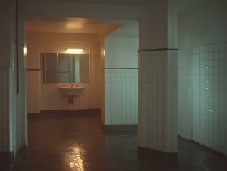 Editorial Interior Room with Cinematic Lighting