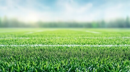 Naklejka premium Green grass field