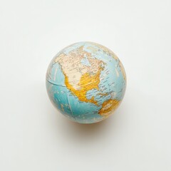 Fototapeta premium Globe with map of world