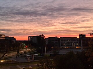 Naklejka premium landscape sunrise
