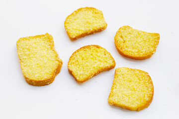 Crispy butter and sugar bread