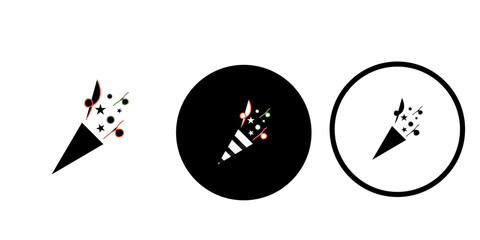 Happy birthday vectors icon set