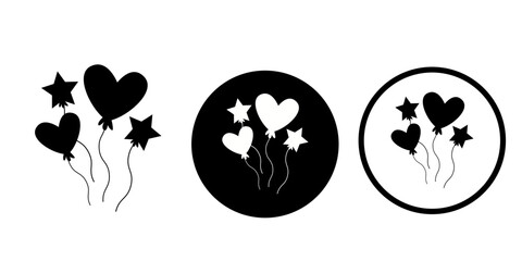 Happy birthday vectors icon set