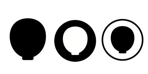 Happy birthday vectors icon set