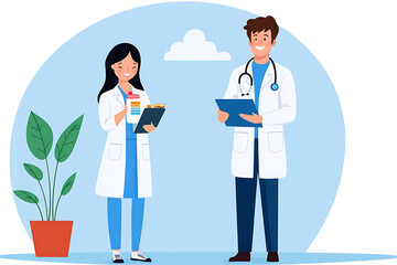 Obraz premium Enhancing workplace wellness through mental health support and pharmacist consultation
