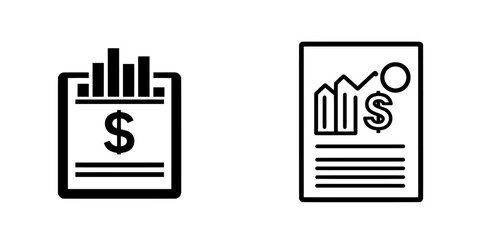 Business Performance icon. Can be used for financial reports.