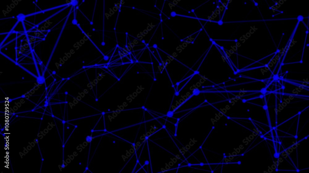 Aufkleber abstract dot and communication plexus. abstract technology and science background. abstract plexus b