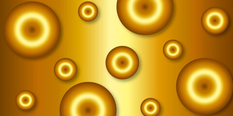Modern light golden abstract background with circle shape golden  vector gradient abstract background. vector abstract graphic design Futuristic concept banner pattern presentation background.