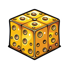 Cheese slices Vector Design Illustration